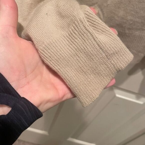 Vintage bullocks 100% cashmere beige/tan sweater - Picture 4 of 5